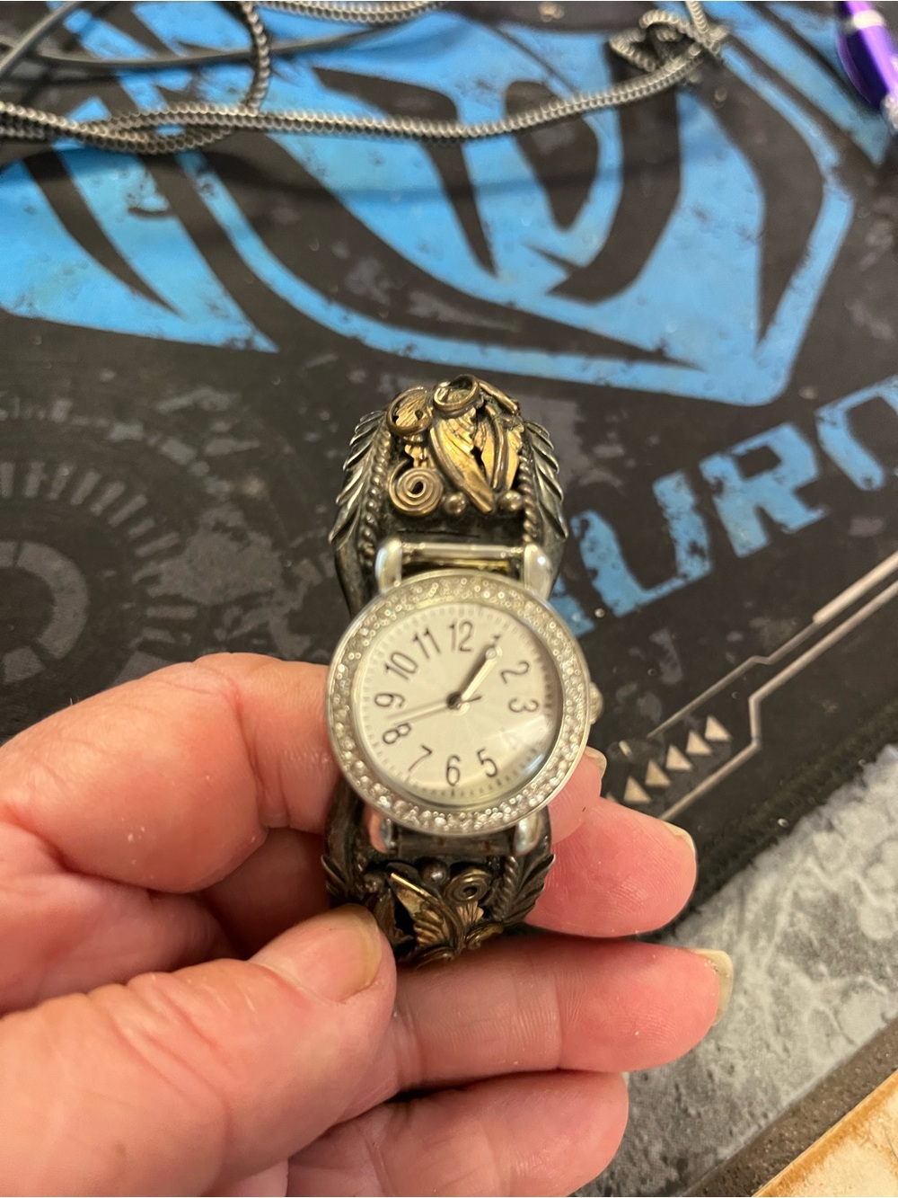 Running bear trading company cuff watch
